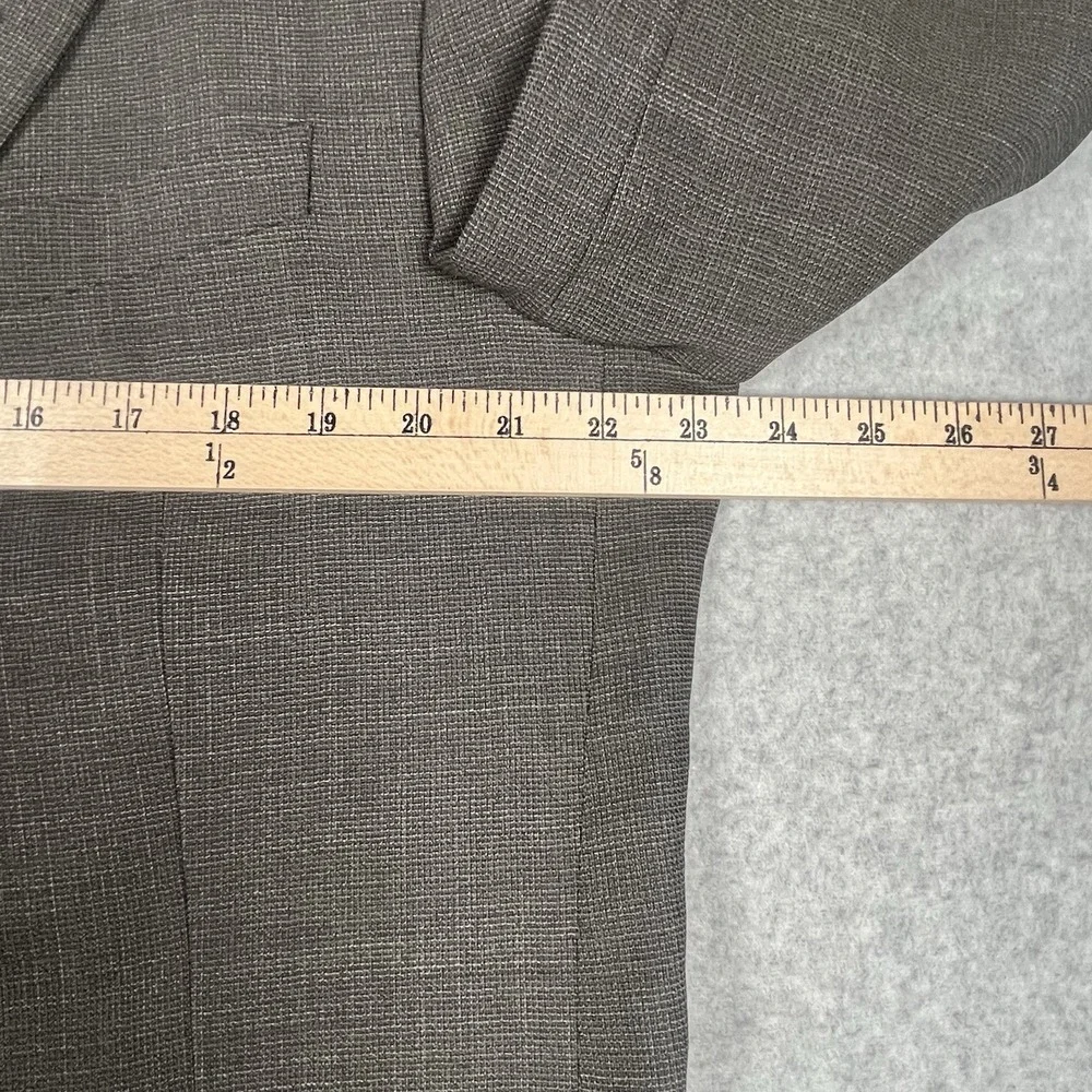 ARMANI Collezioni Blazer Wool Sport Coat Jacket Men 46 Brown 2 Button See Sz Pic